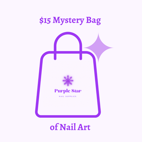 Small Mystery Bag of Nail Art – Purple Star Nail Supplies