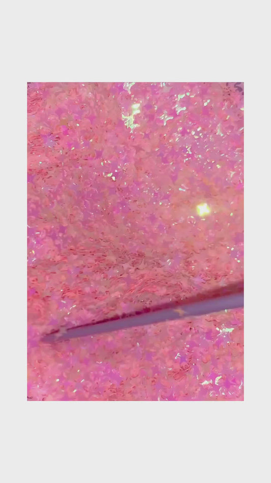 Pink Star Glitter