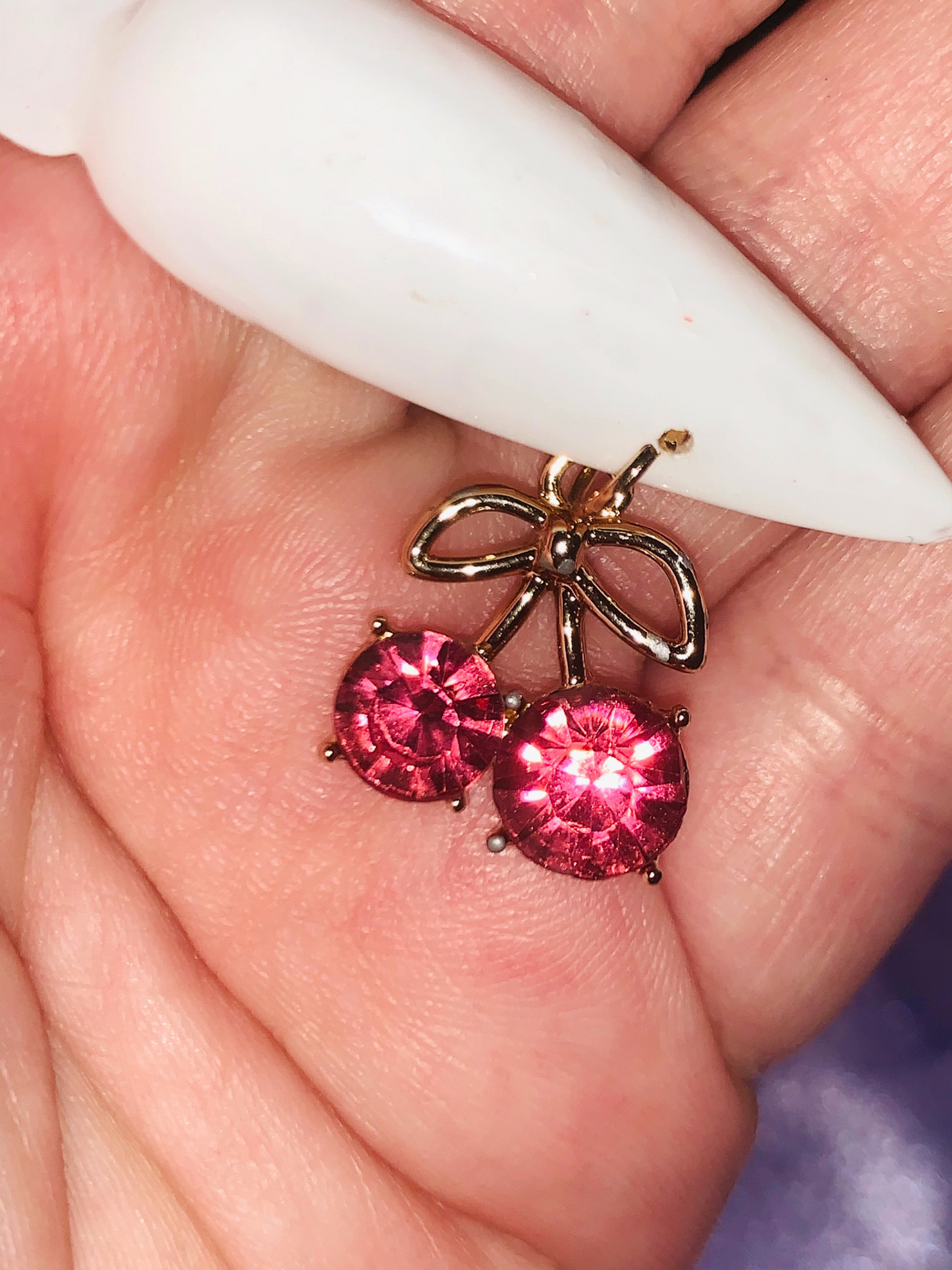 Cherry Piercing Dangles (2 pieces)