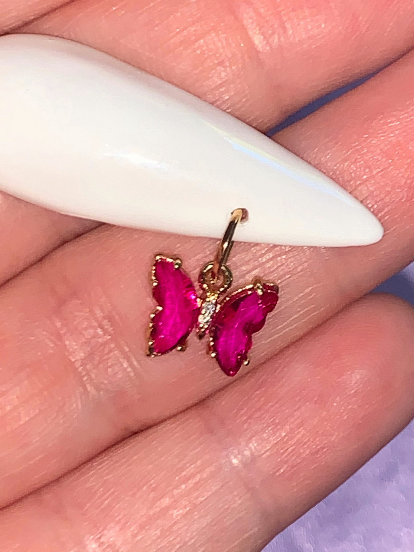 Butterfly Piercing Dangles (2 pieces)