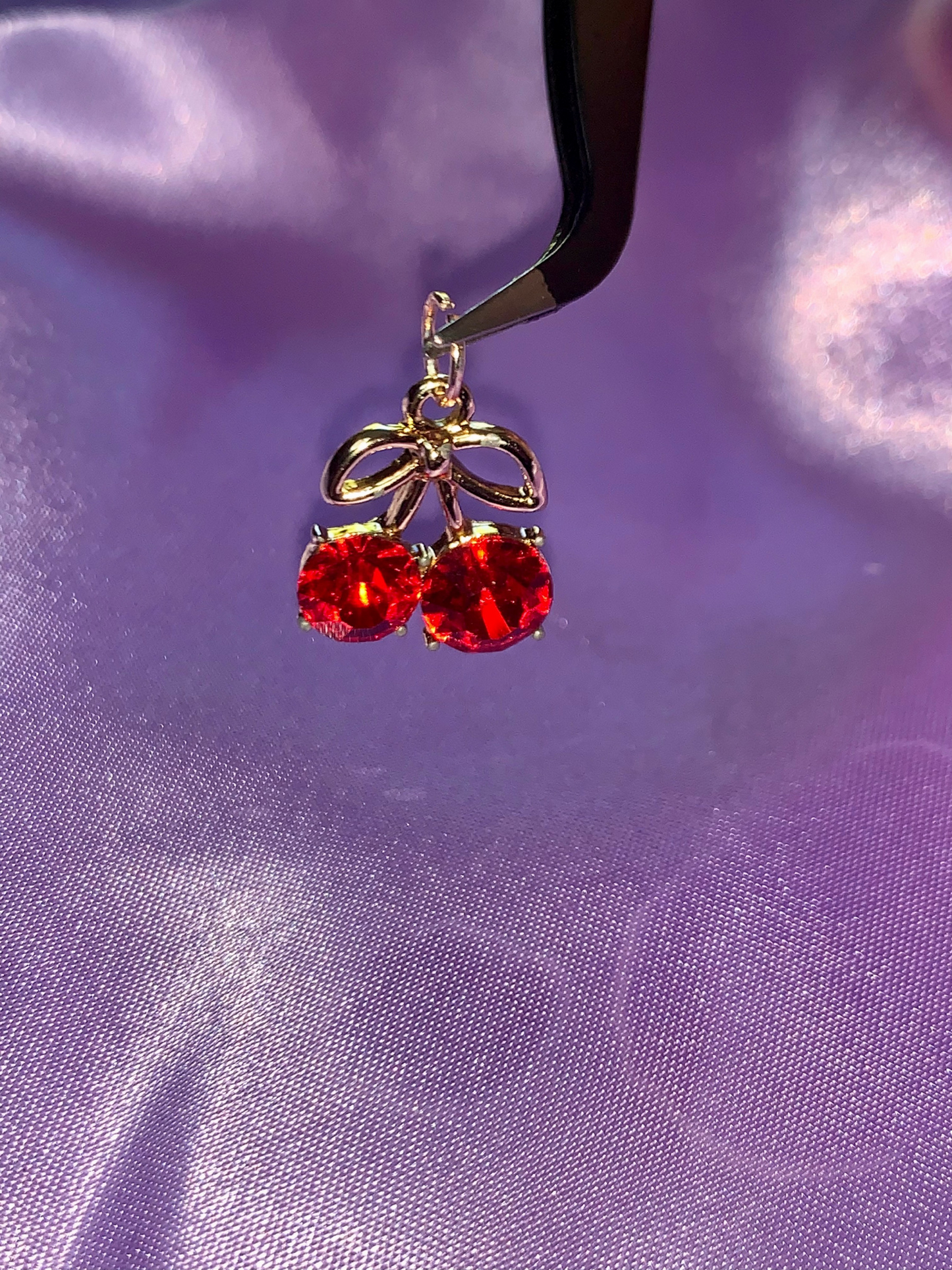 Cherry Piercing Dangles (2 pieces)