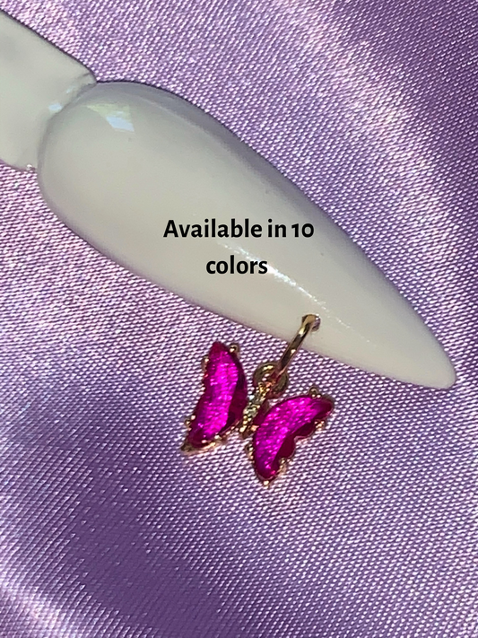 Butterfly Piercing Dangles (2 pieces)