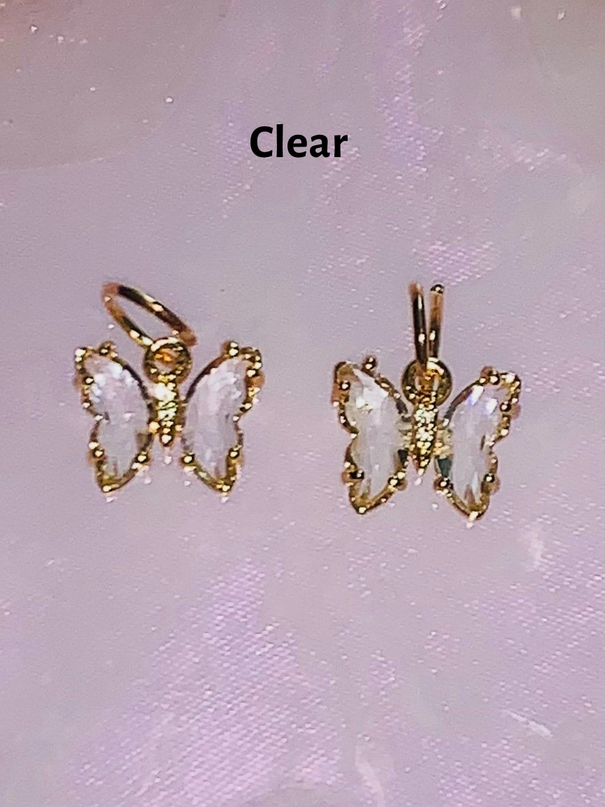 Butterfly Piercing Dangles (2 pieces)