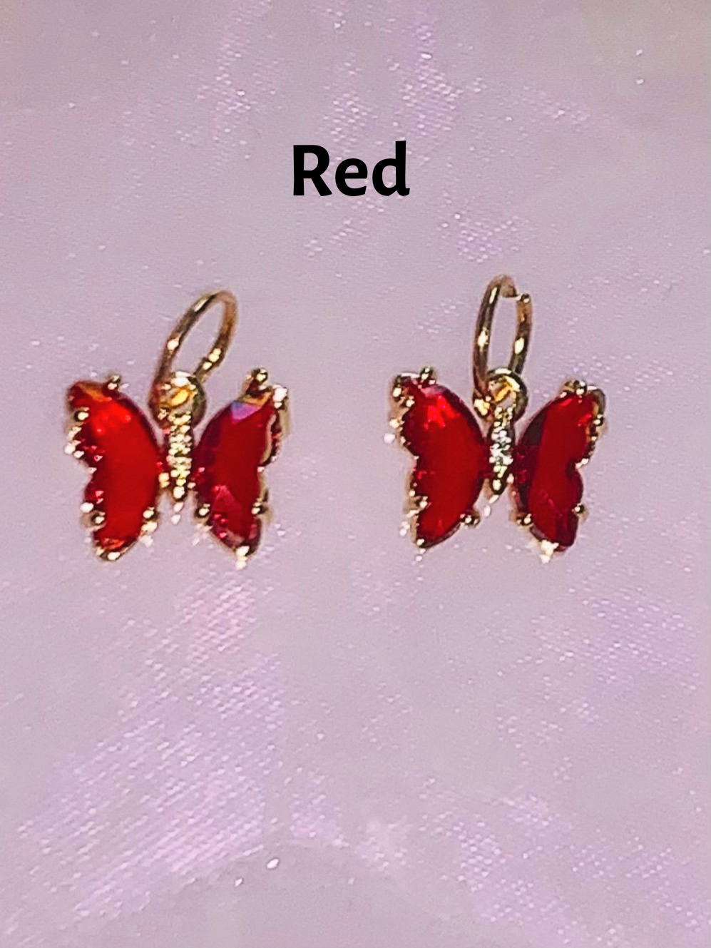 Butterfly Piercing Dangles (2 pieces)