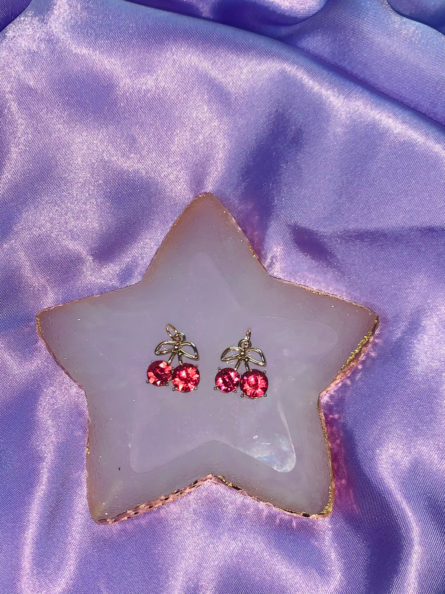 Cherry Piercing Dangles (2 pieces)