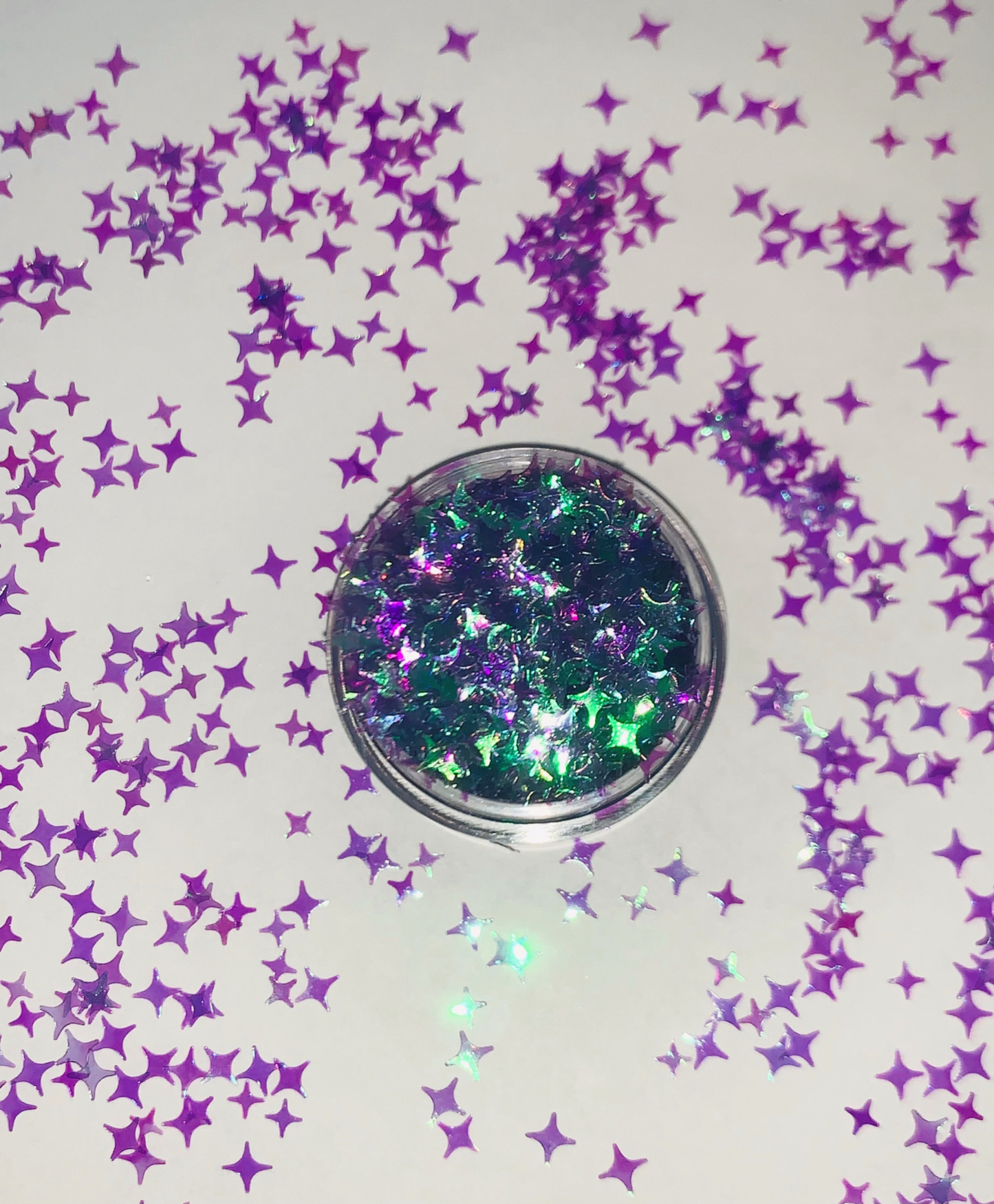 Purple Star Glitter