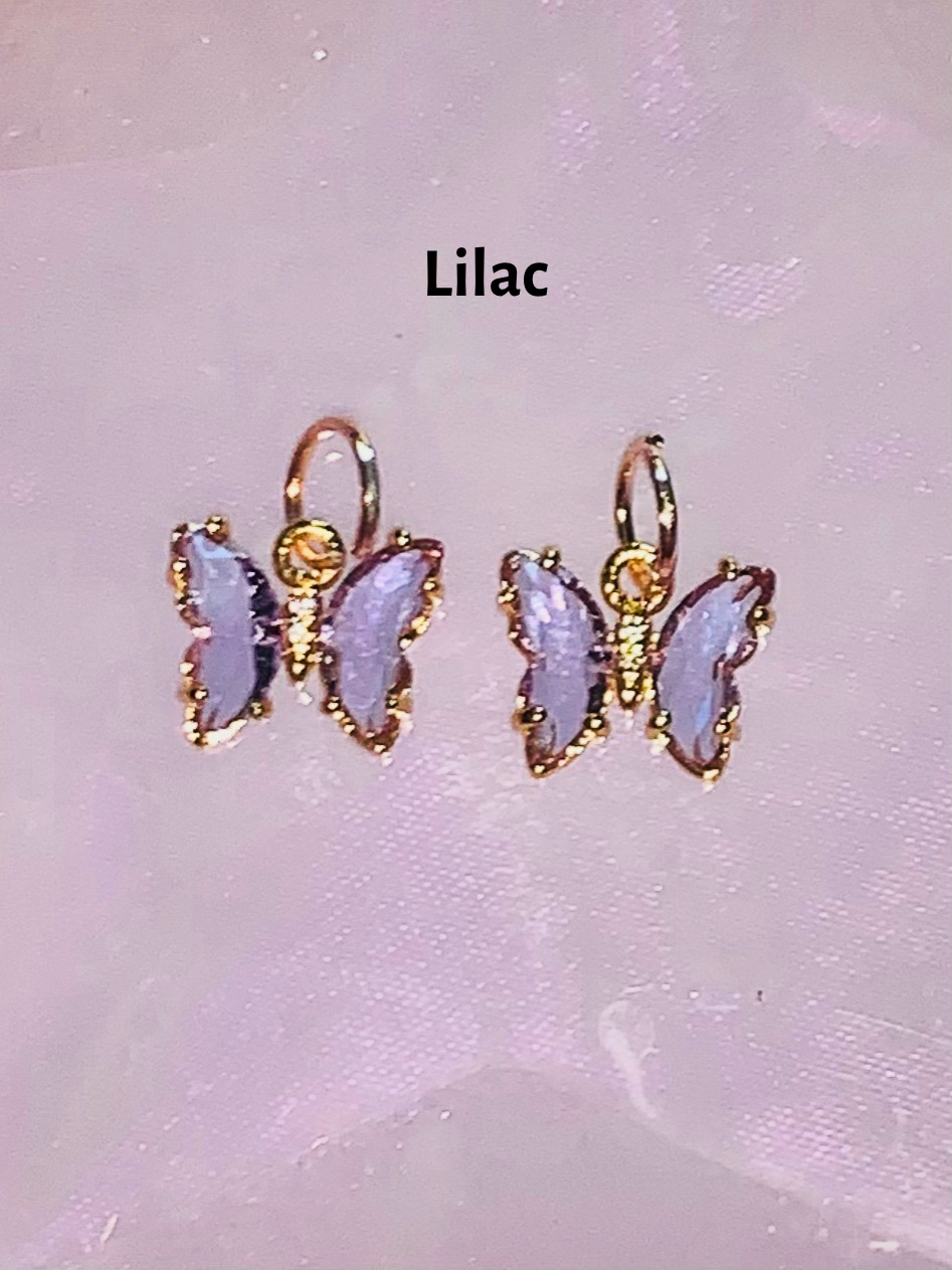 Butterfly Piercing Dangles (2 pieces)