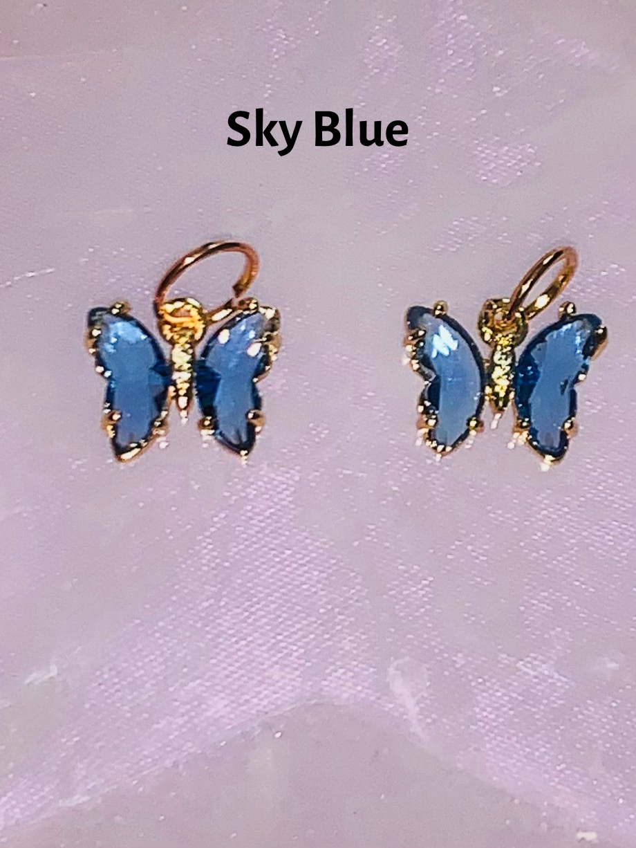 Butterfly Piercing Dangles (2 pieces)