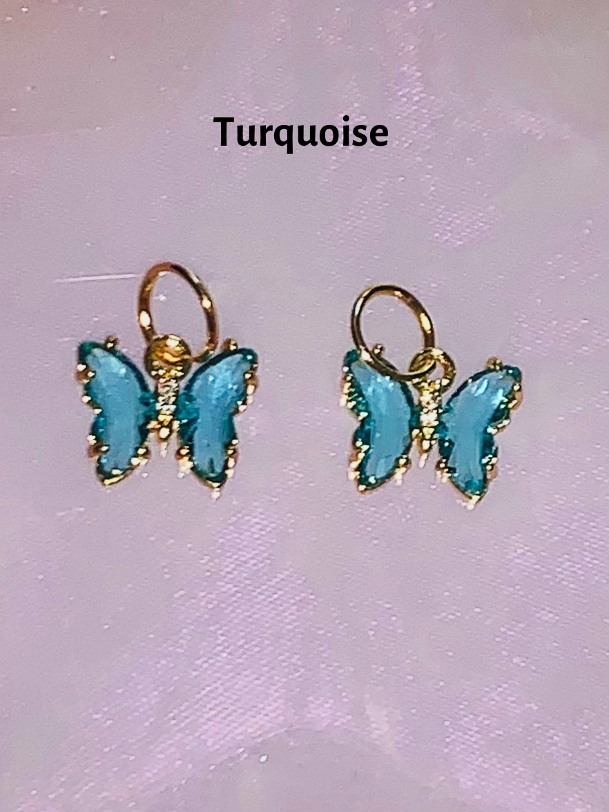 Butterfly Piercing Dangles (2 pieces)