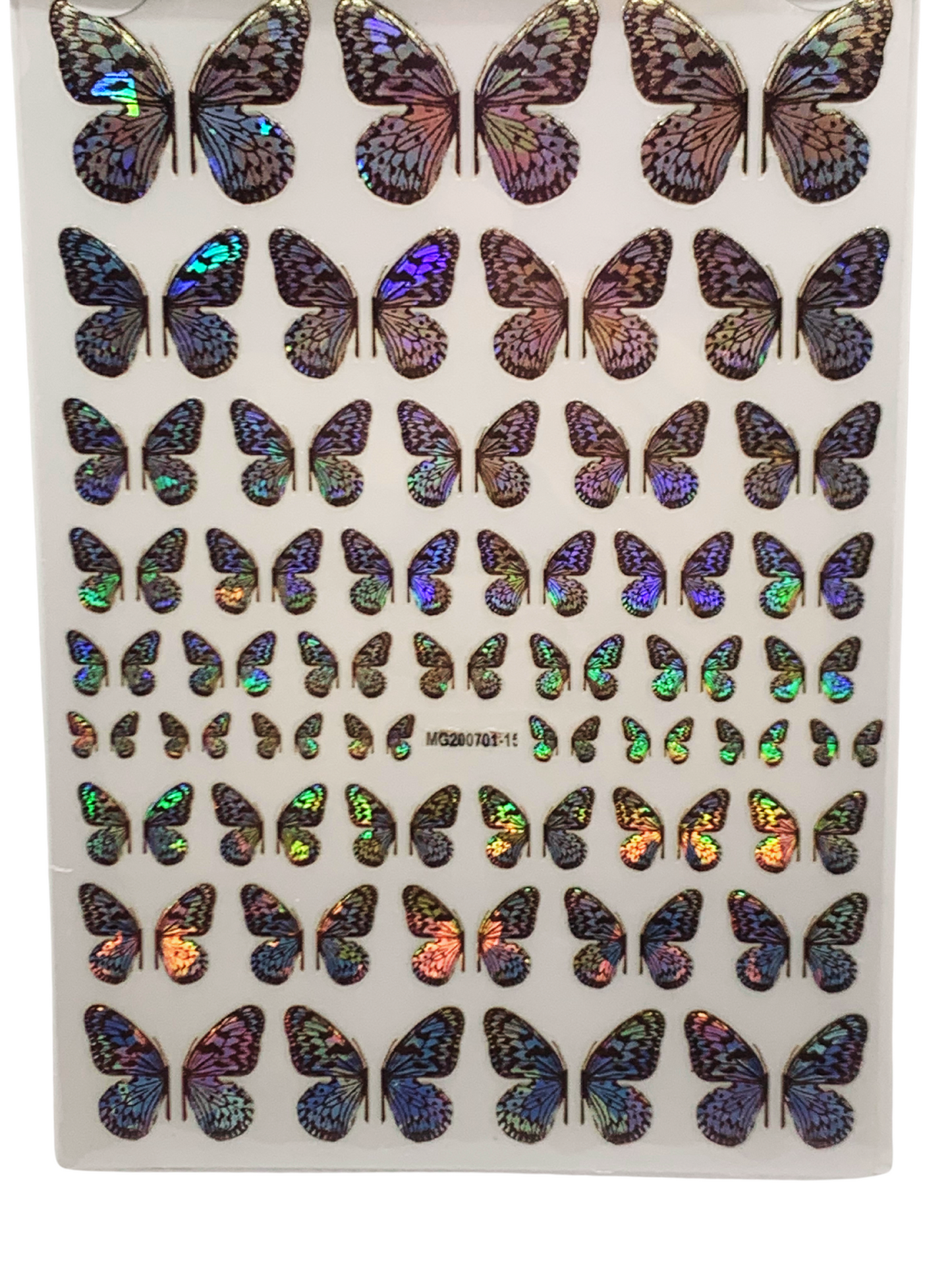 Holo Butterfly Sticker Sheet