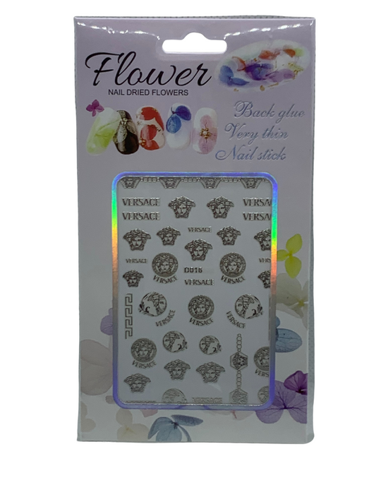 Silver V Sticker Sheet