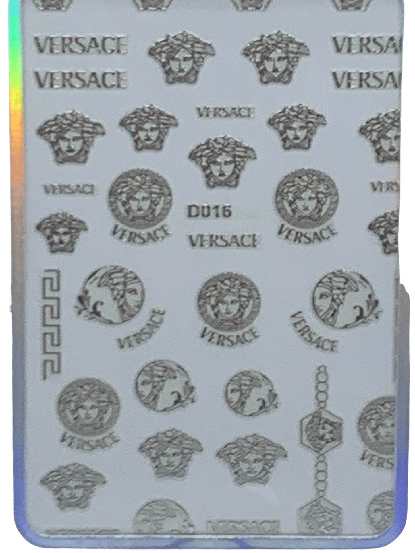 Silver V Sticker Sheet