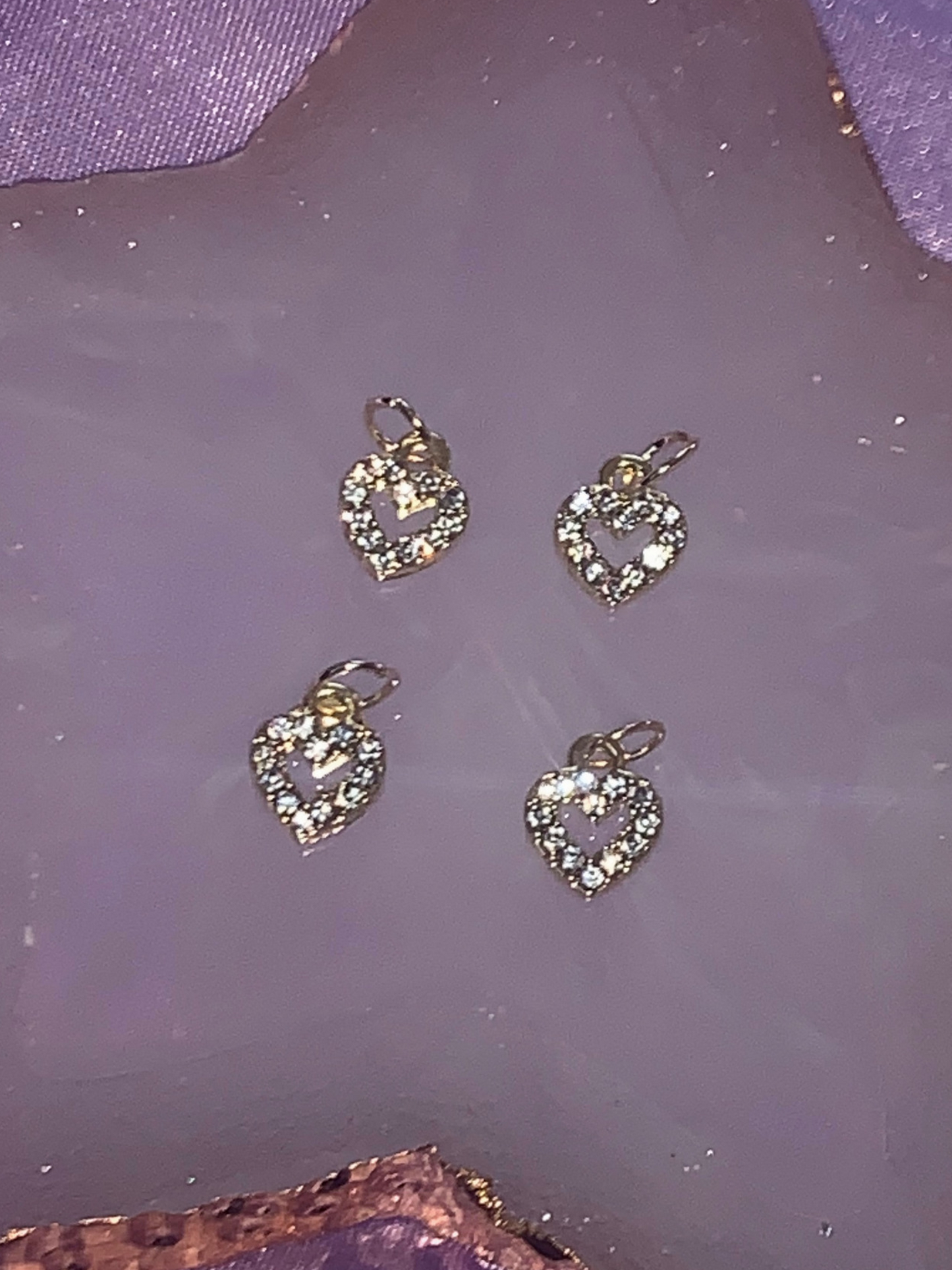 Heart Piercing Dangles (8 pieces)